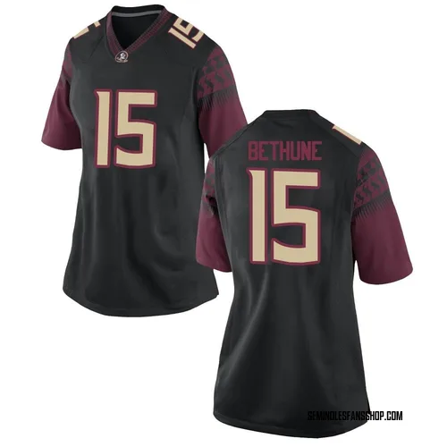 Women's Nike Tatum Bethune Florida State Seminoles Replica Black Football College Jersey