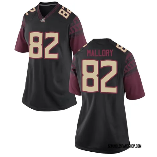 Women's Nike Teriq Mallory Florida State Seminoles Replica Black Football College Jersey