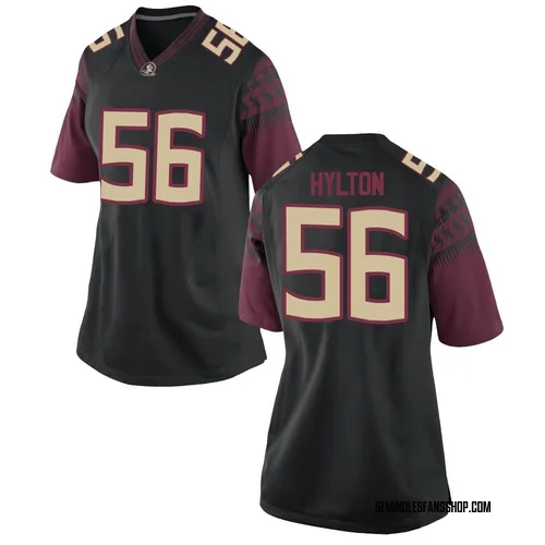Women's Nike Tye Hylton Florida State Seminoles Replica Black Football College Jersey
