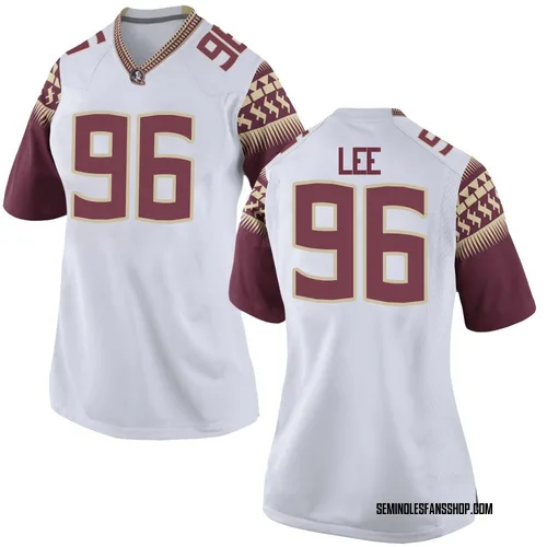 Women's Nike Tylon Lee Florida State Seminoles Replica White Football College Jersey