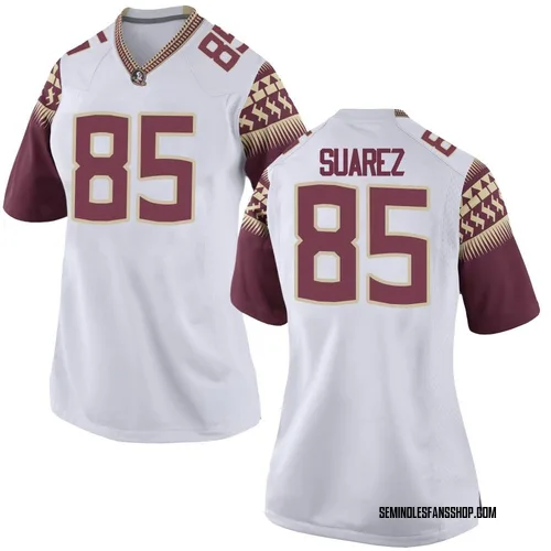 Women's Nike Willy Suarez Florida State Seminoles Replica White Football College Jersey