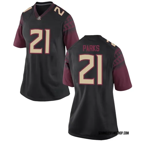 Women's Nike Zay Parks Florida State Seminoles Replica Black Football College Jersey