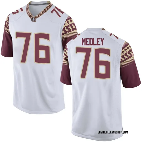Youth Nike Adrian Medley Florida State Seminoles Replica White Football College Jersey