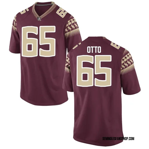 Youth Nike Andre Otto Florida State Seminoles Game Garnet Football College Jersey