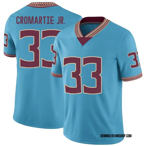Youth Nike Antonio Cromartie Jr. Florida State Seminoles Game Replica Turquoise Heritage Jersey