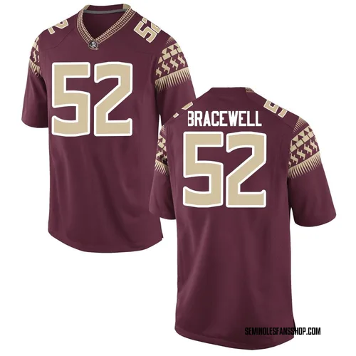 Youth Nike Ashton Bracewell Florida State Seminoles Replica Garnet Football College Jersey