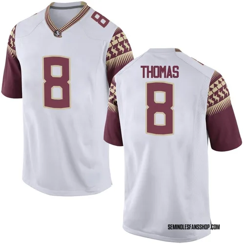 Youth Nike Azareye'h Thomas Florida State Seminoles Replica White Football College Jersey