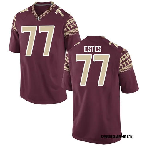 Youth Nike Bryson Estes Florida State Seminoles Game Garnet Football College Jersey