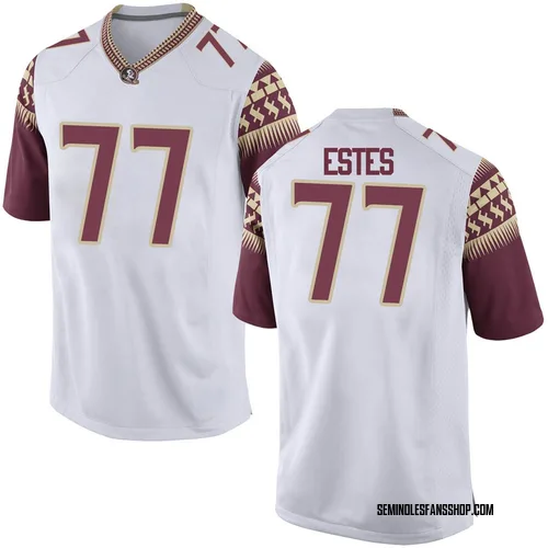 Youth Nike Bryson Estes Florida State Seminoles Replica White Football College Jersey