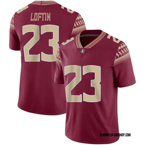 Youth Nike Chase Loftin Florida State Seminoles Game Garnet Football Jersey