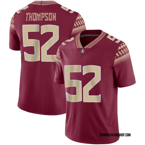 Youth Nike Chavez Thompson Florida State Seminoles Game Garnet Football Jersey