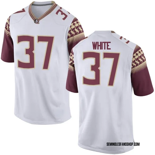 Youth Nike Christian White Florida State Seminoles Game White Football College Jersey