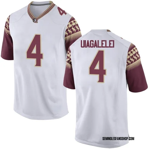 Youth Nike DJ Uiagalelei Florida State Seminoles Replica White Football College Jersey
