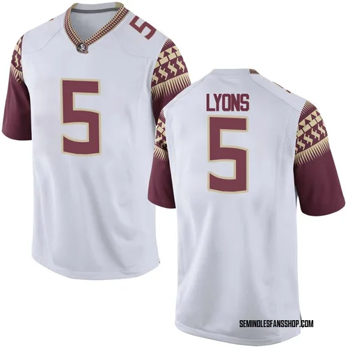 Youth Nike Daniel Lyons Florida State Seminoles Game White Football College Jersey