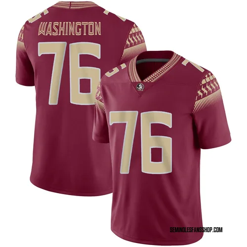 Youth Nike Darius Washington Florida State Seminoles Game Garnet Football Jersey