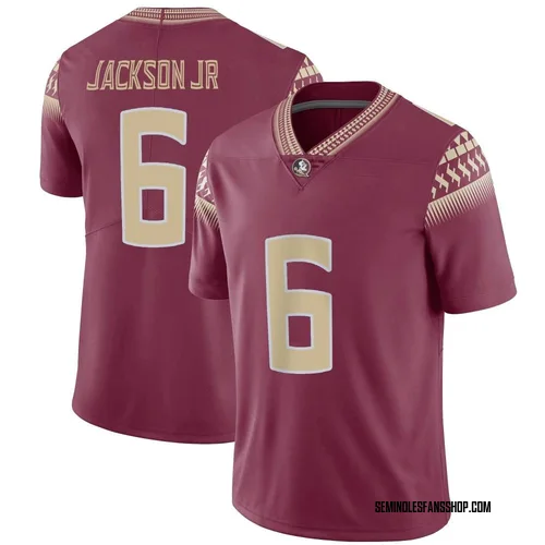 Youth Nike Darrell Jackson Jr. Florida State Seminoles Limited Garnet Football Jersey