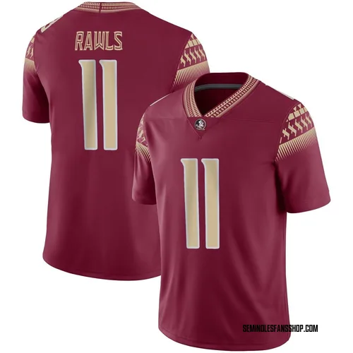 Youth Nike Ja'Bril Rawls Florida State Seminoles Game Garnet Football Jersey