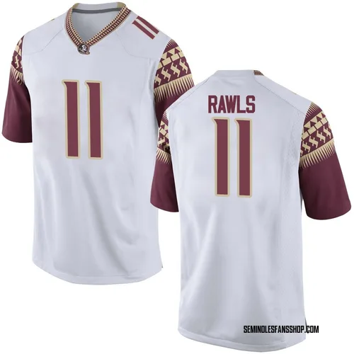 Youth Nike Ja'Bril Rawls Florida State Seminoles Replica White Football College Jersey