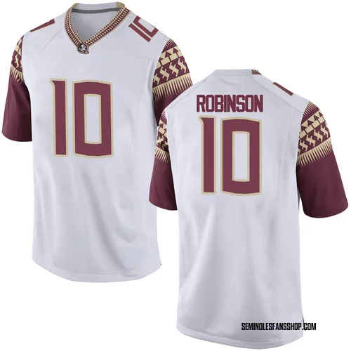 Youth Nike Jammie Robinson Florida State Seminoles Replica White Football College Jersey