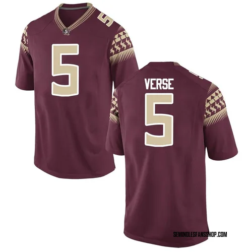 Youth Nike Jared Verse Florida State Seminoles Game Garnet Football College Jersey