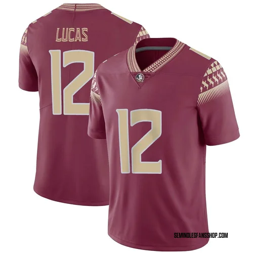 Youth Nike Jaylin Lucas Florida State Seminoles Limited Garnet Football Jersey