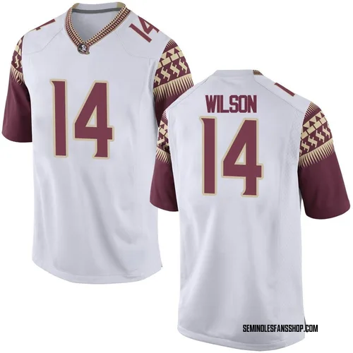 Youth Nike Johnny Wilson Florida State Seminoles Replica White Football College Jersey