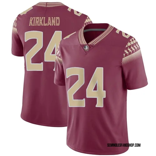 Youth Nike K.J. Kirkland Florida State Seminoles Limited Garnet Football Jersey