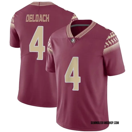 Youth Nike Kalen DeLoach Florida State Seminoles Limited Garnet Football Jersey