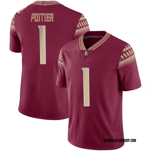 Youth Nike Kentron Poitier Florida State Seminoles Game Garnet Football Jersey