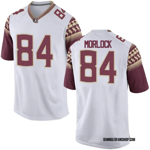 Youth Nike Kyle Morlock Florida State Seminoles Game White Football College Jersey