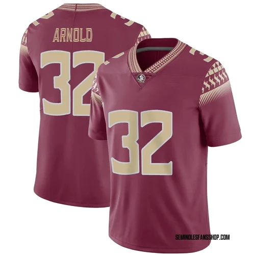 Youth Nike Mason Arnold Florida State Seminoles Limited Garnet Football Jersey