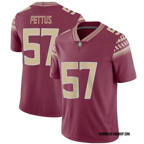 Youth Nike Micah Pettus Florida State Seminoles Limited Garnet Football Jersey