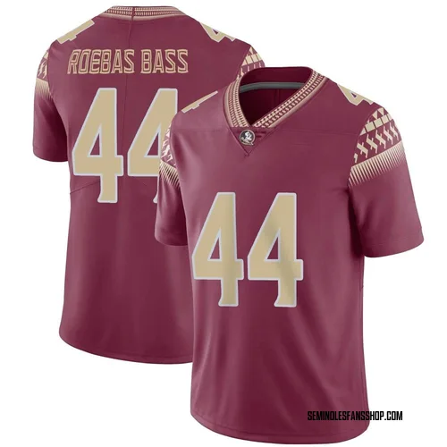 Youth Nike Nick Roebas-Bass Florida State Seminoles Limited Garnet Football Jersey