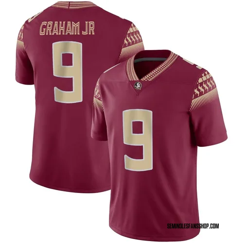 Youth Nike Omar Graham Jr. Florida State Seminoles Game Garnet Football Jersey