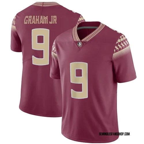 Youth Nike Omar Graham Jr. Florida State Seminoles Limited Garnet Football Jersey