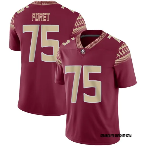 Youth Nike Sean Poret Florida State Seminoles Game Garnet Football Jersey