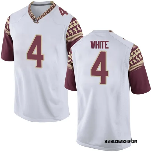 Youth Nike Squirrel White Florida State Seminoles Replica White Football College Jersey