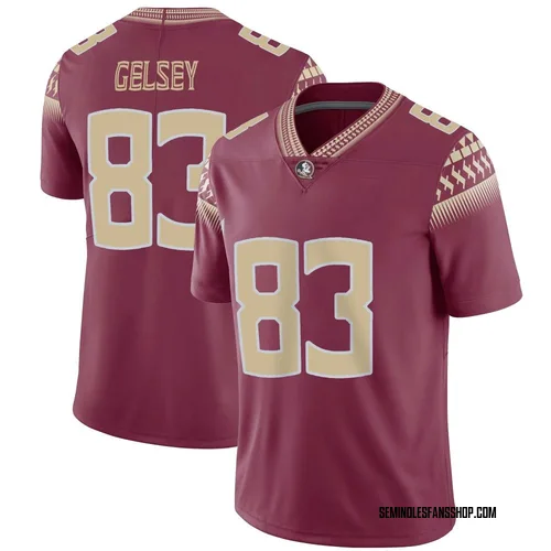 Youth Nike Tae'Shaun Gelsey Florida State Seminoles Limited Garnet Football Jersey