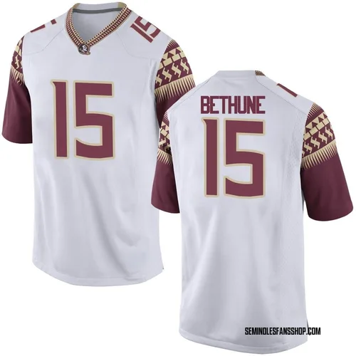 Youth Nike Tatum Bethune Florida State Seminoles Replica White Football College Jersey
