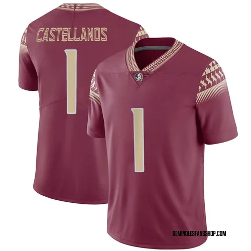 Youth Nike Tommy Castellanos Florida State Seminoles Limited Garnet Football Jersey