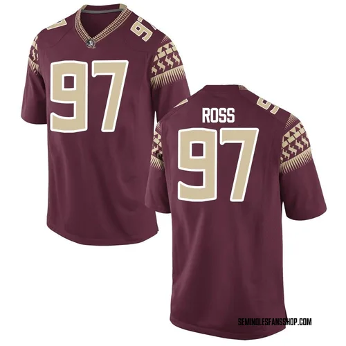 Youth Nike William Ross Florida State Seminoles Game Garnet Football College Jersey