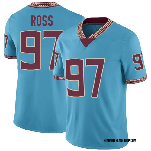 Youth Nike William Ross Florida State Seminoles Game Replica Turquoise Heritage Jersey