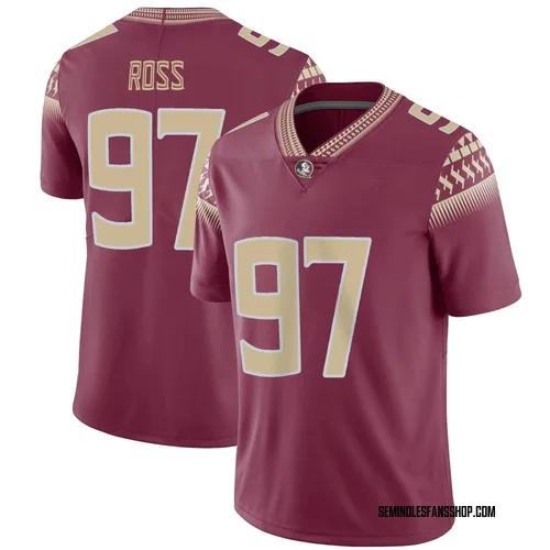 Youth Nike William Ross Florida State Seminoles Limited Garnet Football Jersey
