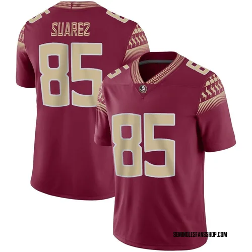 Youth Nike Willy Suarez Florida State Seminoles Game Garnet Football Jersey