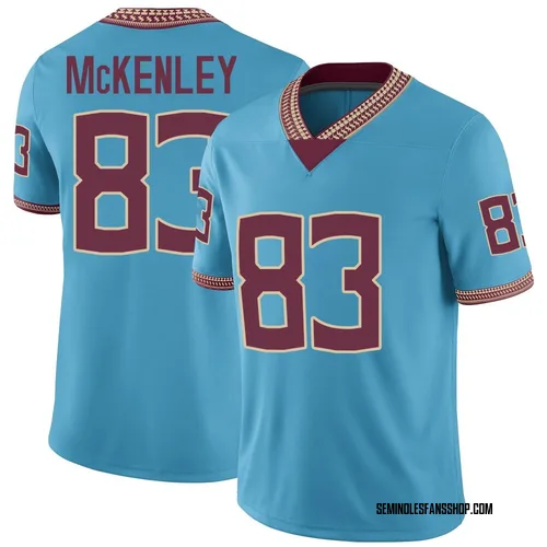 Youth Nike Zamari Mckenley Florida State Seminoles Game Zamari McKenley Replica Turquoise Heritage Jersey